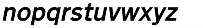 Transport New Medium Italic Font LOWERCASE