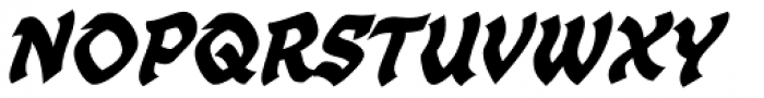 Transylvanian Bold Italic Font UPPERCASE