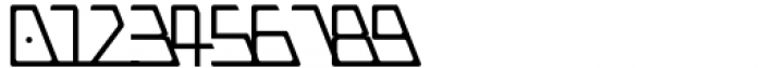 Trapezoidal Regular Font OTHER CHARS