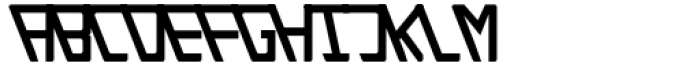 Trapezoidal Semi Bold Font LOWERCASE