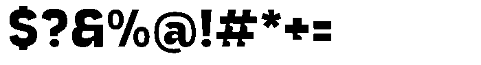 Trapink Black Font OTHER CHARS