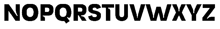 Trapink Black Font UPPERCASE