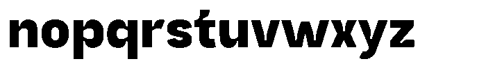Trapink Black Font LOWERCASE
