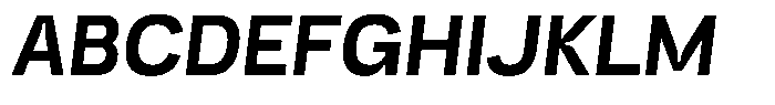 Trapink Bold Italic Font UPPERCASE