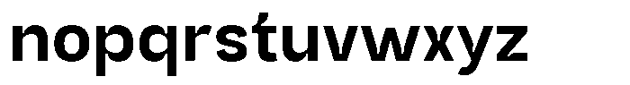 Trapink Bold Font LOWERCASE