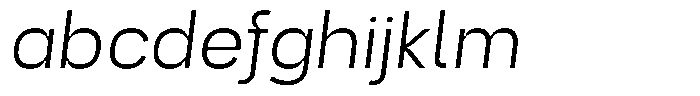 Trapink Extra Light Italic FONT