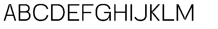 Trapink Extra Light Font UPPERCASE