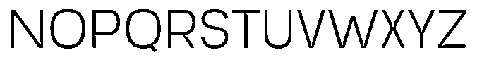 Trapink Extra Light Font UPPERCASE