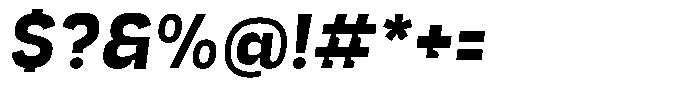 Trapink Heavy Italic Font OTHER CHARS