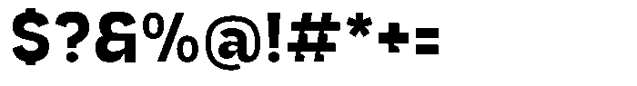 Trapink Heavy Font OTHER CHARS