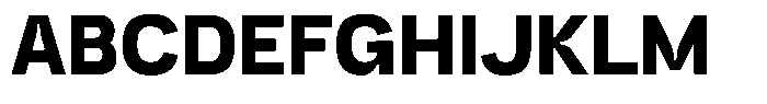 Trapink Heavy Font UPPERCASE