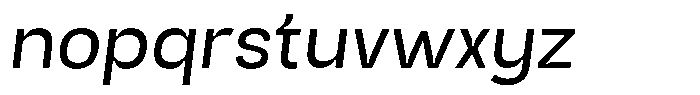 Trapink Italic Font LOWERCASE