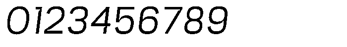 Trapink Light Italic Font OTHER CHARS