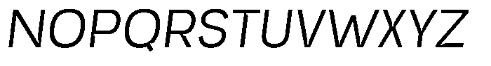 Trapink Light Italic Font UPPERCASE