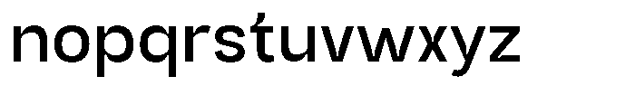 Trapink Medium Font LOWERCASE