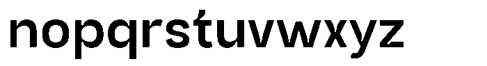 Trapink Semi Bold Font LOWERCASE
