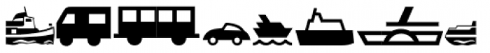 Travel Transport SB Regular Font OTHER CHARS