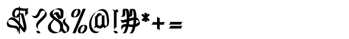 Trayfindor Font OTHER CHARS