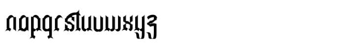 Trayfindor Font LOWERCASE