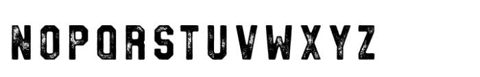 Treadstone Bold Grunge Font UPPERCASE