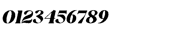Treasure Times Italic Font OTHER CHARS
