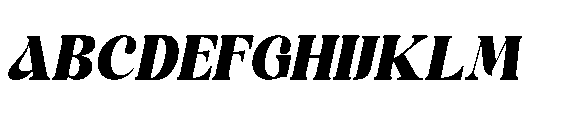 Treasure Times Italic Font UPPERCASE