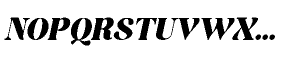 Treasure Times Italic Font UPPERCASE
