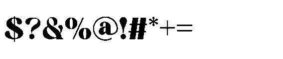 Treasure Times Regular Font OTHER CHARS