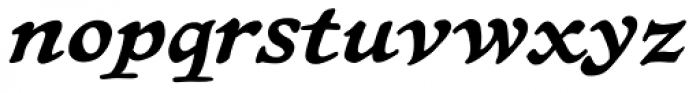 Treasure Trove Italic Font LOWERCASE