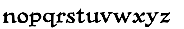 Treasure Trove Regular Font LOWERCASE