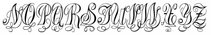 Treasury Silver Font UPPERCASE