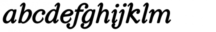 Treatise Bold Italic Font LOWERCASE