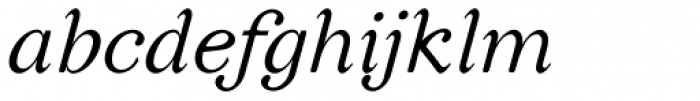 Treatise Italic Font LOWERCASE
