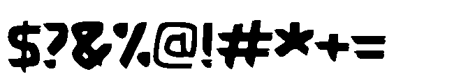 Trebold Font OTHER CHARS