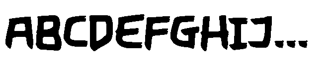 Trebold Font UPPERCASE