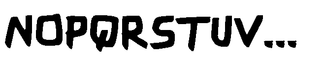Trebold Font UPPERCASE