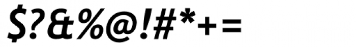 Trebuchet Bold Italic Font OTHER CHARS