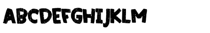 Tree Trunk Font UPPERCASE