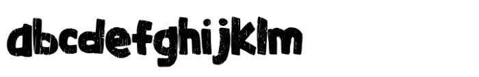 Tree Trunk Font LOWERCASE