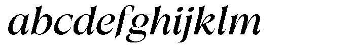 Trefally Serif Expanded Italic FONT