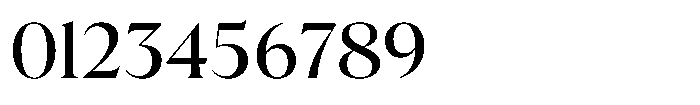 Trefally Serif Expanded Font OTHER CHARS