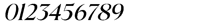 Trefally Serif Italic Font OTHER CHARS
