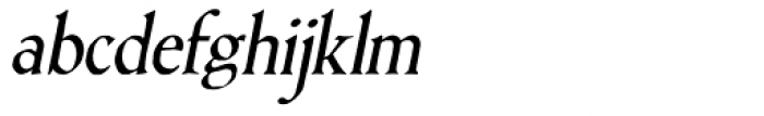 Treglonou Italic Font LOWERCASE