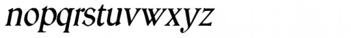 Treglonou Italic Font LOWERCASE