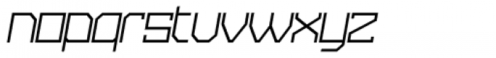 Tremble Light Italic Font LOWERCASE