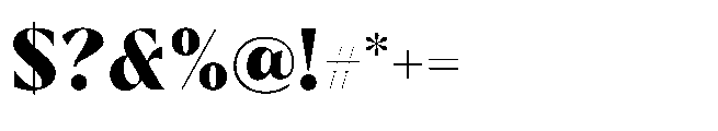 Tremella Black Font OTHER CHARS