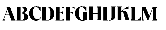 Tremella Black Font UPPERCASE