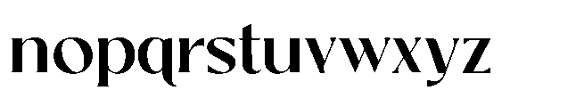 Tremella Bold Font LOWERCASE