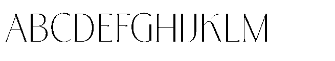 Tremella Extra Light Font UPPERCASE