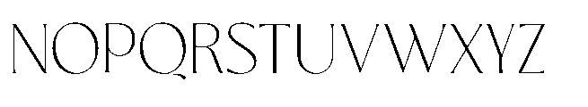 Tremella Extra Light Font UPPERCASE